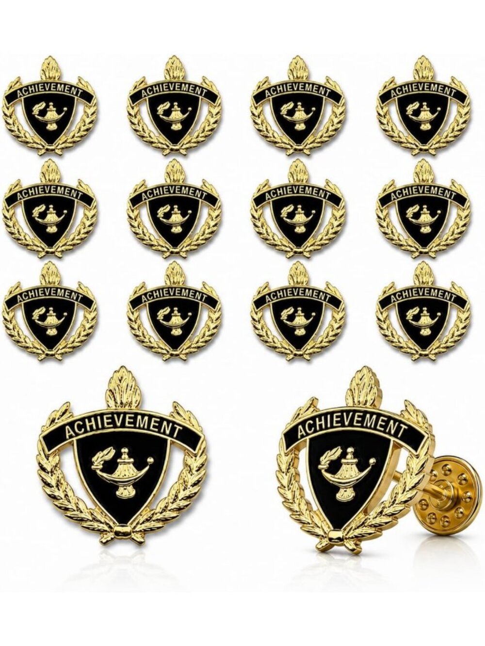1-Inch Enamel Academic Lapel Pins - Perfect for Graduation & School Events